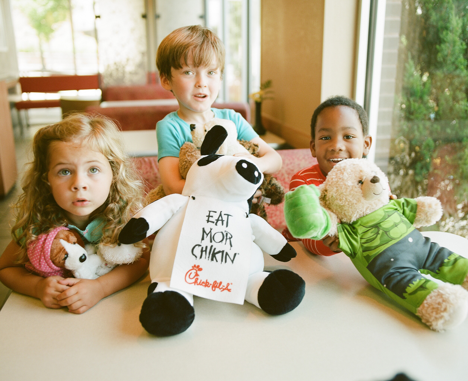 chick fil a large plush cow