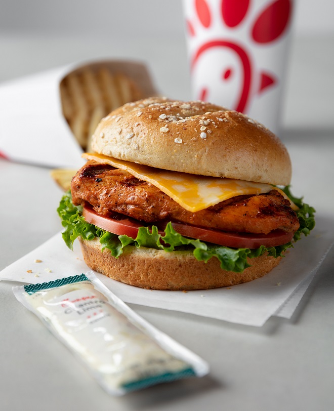 Chick-fil-A spicy grilled with ranch