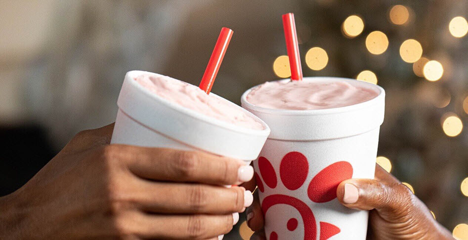 New Peppermint Chip Shake Med Size