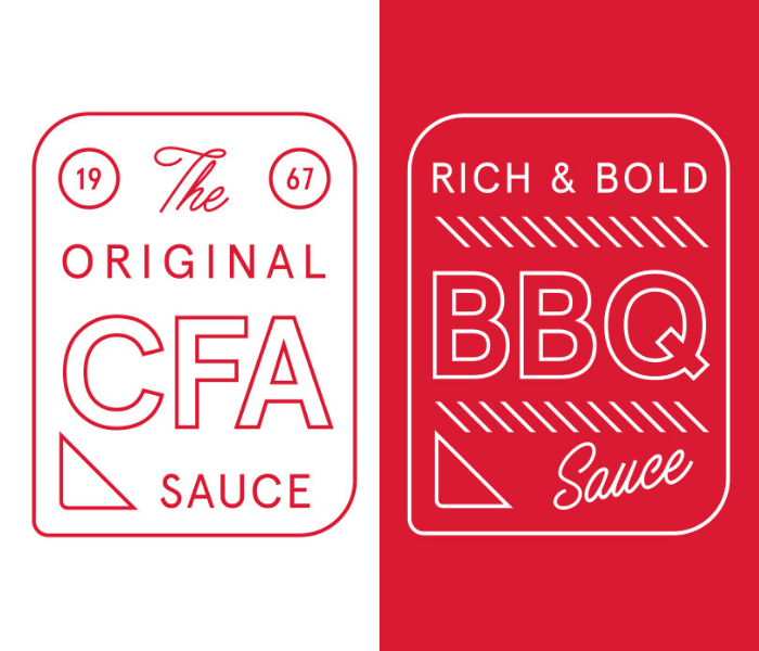 Chick-fil-A Sauce and BBQ Sauce icons
