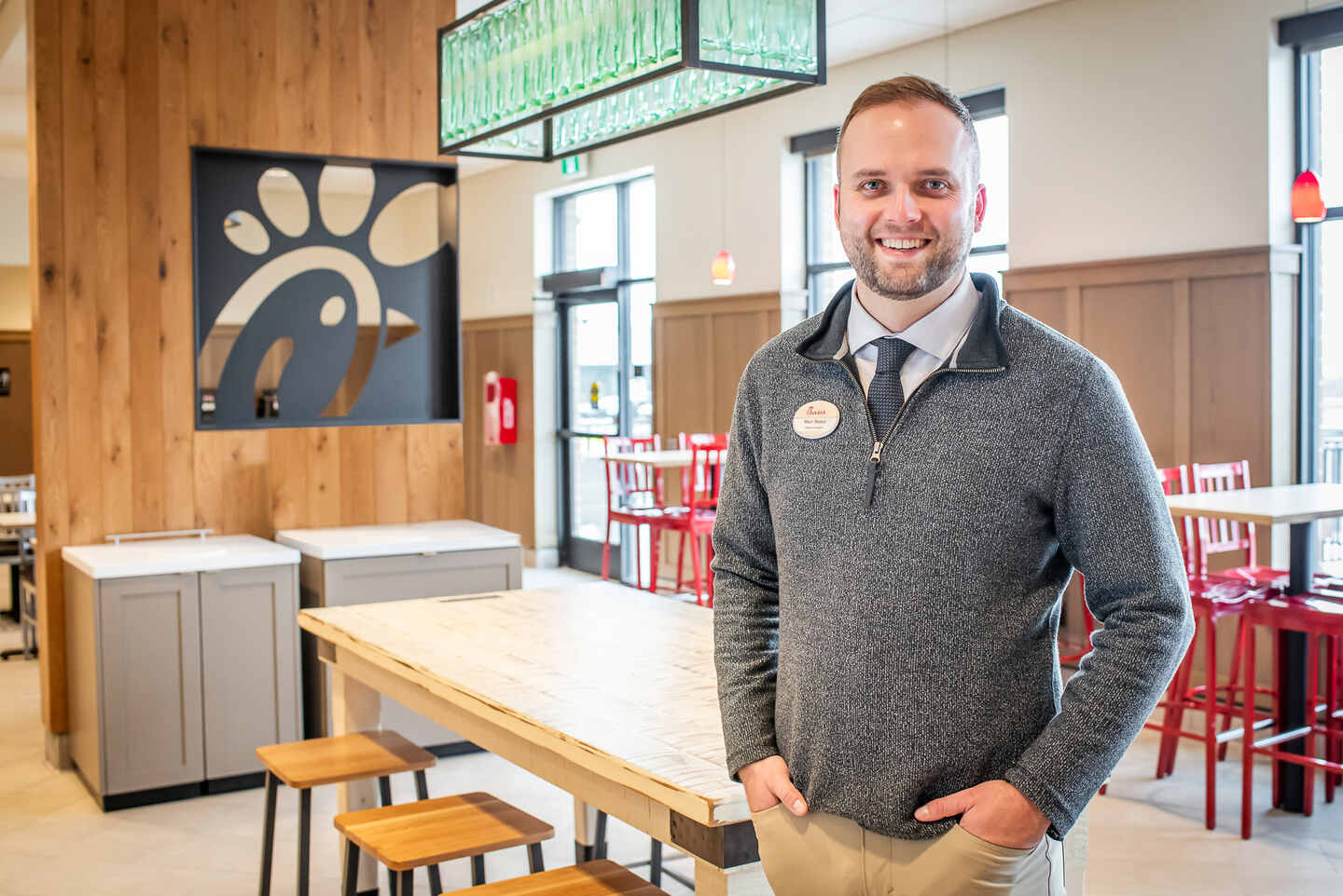 Matt Bizley, the new Owner-Operator of Chick-fil-A North Oshawa.