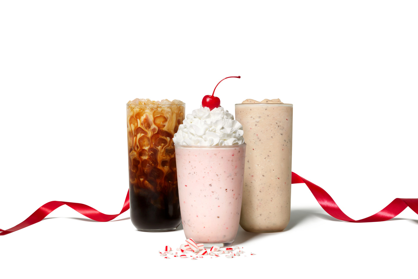 The 2024 Holiday Peppermint products from Chick-fil-A.