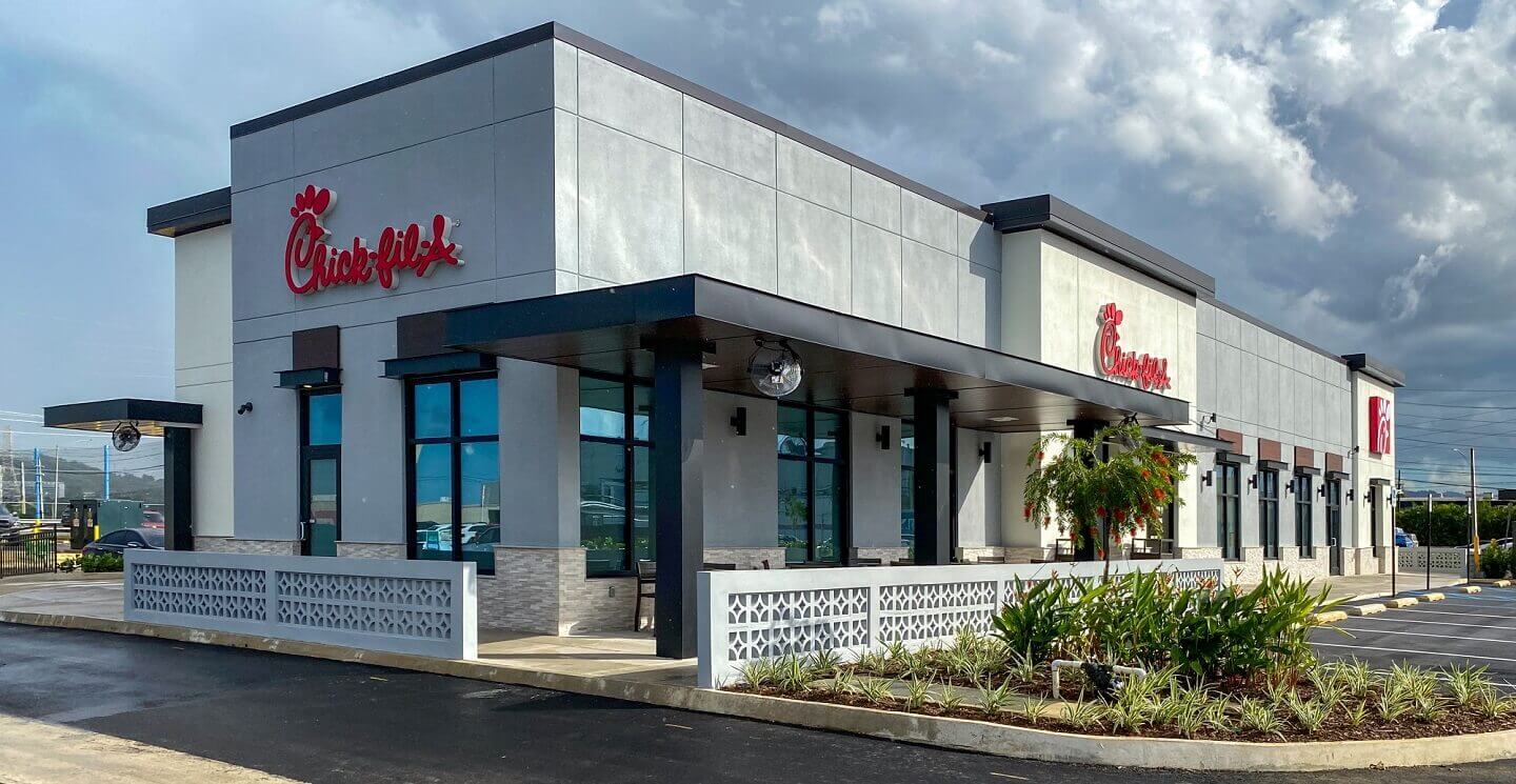 One of the new Chick-fil-A locations in Puerto Rico.