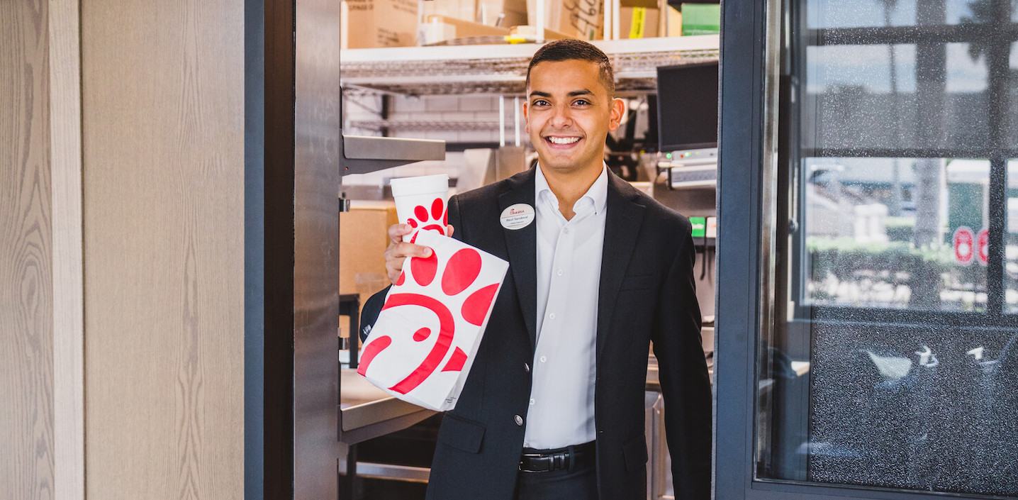 Raul Sandoval, the local Owner-Operator of Chick-fil-A Hialeah In-Line location. 