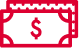 Red money icon