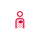 Team Member in Circle Icon