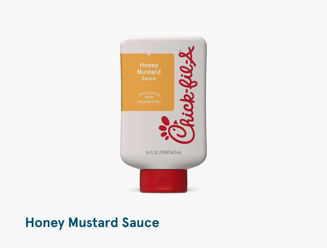A bottle of Honey Mustard Dressing 