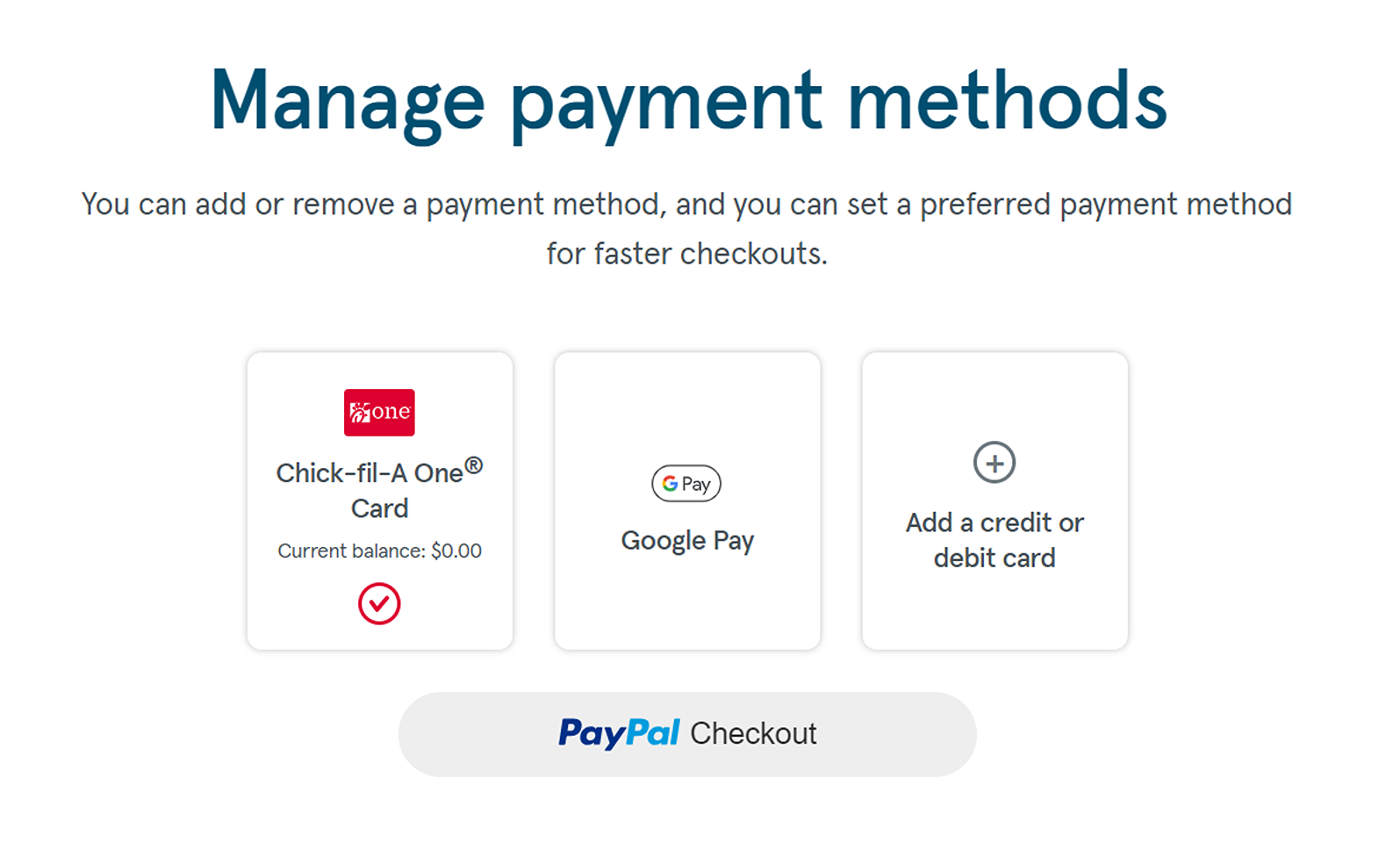 Gift Card Balance —