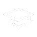 Graduation Icon White
