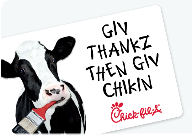 Chick fil a $10 Gift Card 