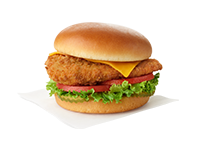 Chick-fil-A® Deluxe Sandwich on white napkins