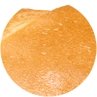 Closeup of a sweet yeast bun 