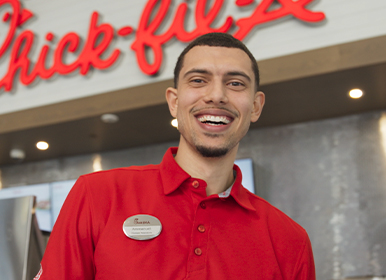 Headshot of Chick-fil-A® Team Member Ammanuel D.