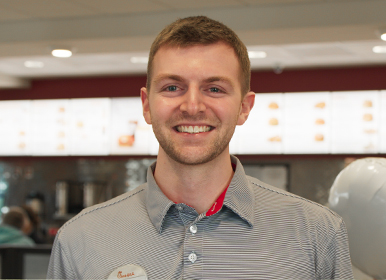 Headshot of Chick-fil-A® Team Member Ryan F.