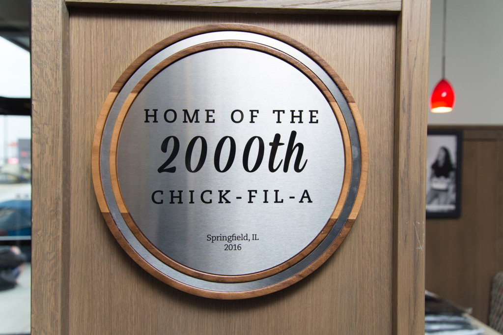 Home of the 2,000th Chick-fil-A sign