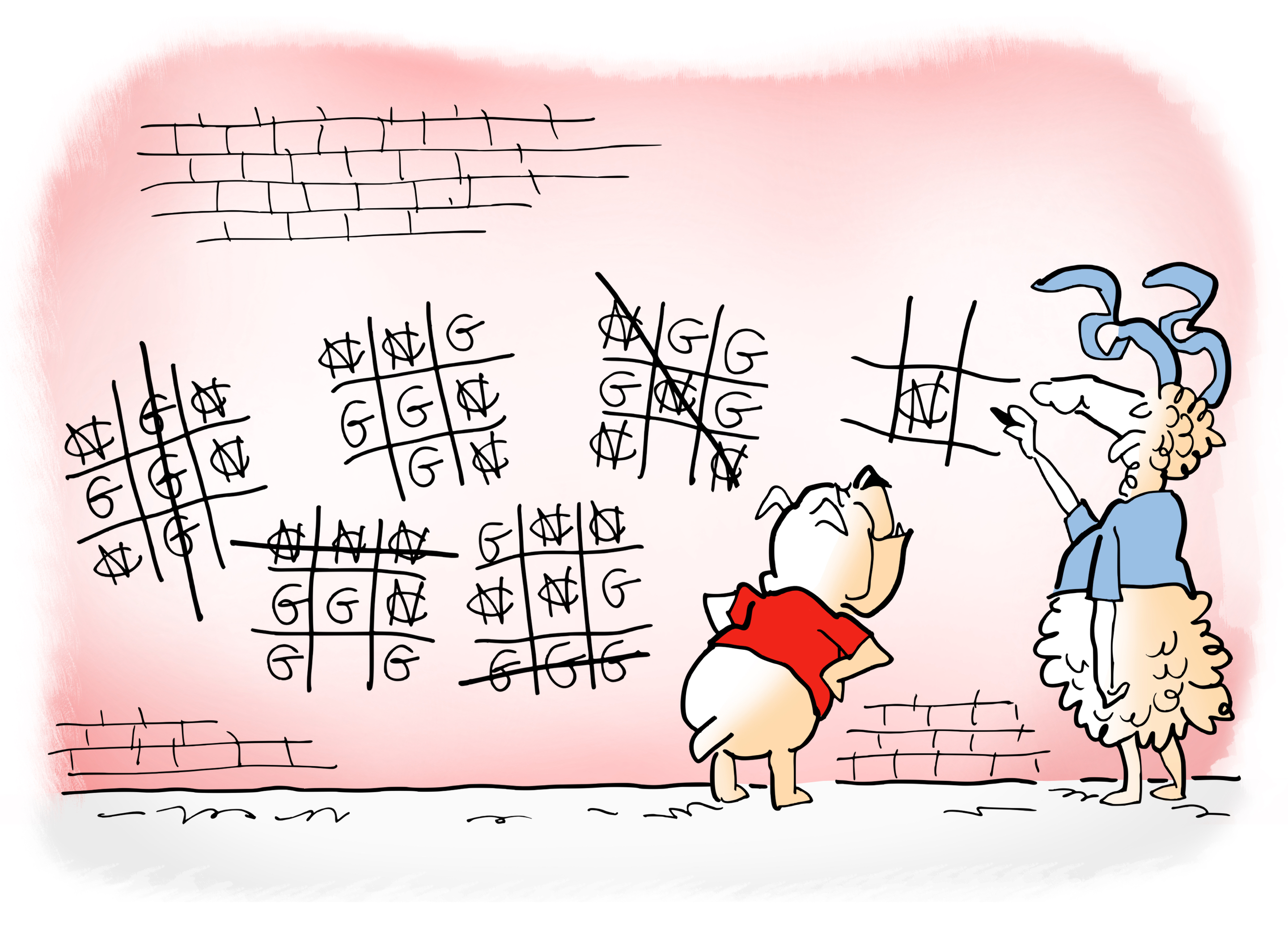 Tic tac toe graphic