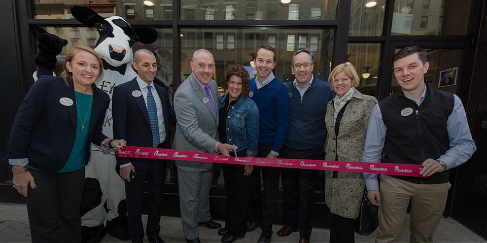 Ribbon cutting